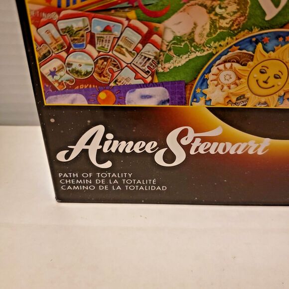 Lot 2  Puzzles 1000 piece each w/ Posters Path of Totality, One Quiet Morning - Picture 16 of 16